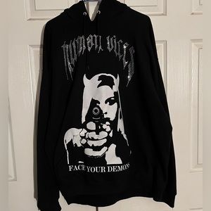 Rhinestone hoodie